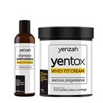 Ficha técnica e caractérísticas do produto Kit - Shampoo + Creme Yenzah Whey Fit Cream