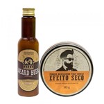 Kit Shampoo de Cerveja 170Ml e Pomada Modelaroda Efeito Seco 110G Barba de Respeito