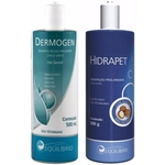 Ficha técnica e caractérísticas do produto Kit Shampoo Dermogen 500ml + Hidrapet Creme Hidratante 500gr