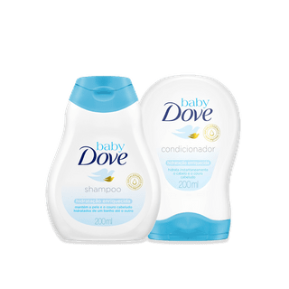 Ficha técnica e caractérísticas do produto Kit Shampoo Dove Baby Hidratação Enriquecida 200ml + Condicionador Dove Baby 200ml