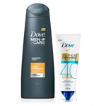 Ficha técnica e caractérísticas do produto Kit Shampoo Dove Men 2 em 1 400ml + Super Condicionador 1 Minuto Fator de Nutrição 40 170ml