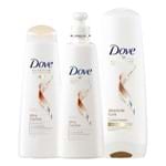 Ficha técnica e caractérísticas do produto Kit Shampoo Dove Ultra Cachos + Condicionador + Creme para Pentear 200ml Leve Mais e Pague Menos