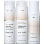 Ficha técnica e caractérísticas do produto Kit Shampoo e Acidificante 2x250ml + Leave-In 200ml Matizador Bond Angel Braé