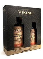 Ficha técnica e caractérísticas do produto Kit Shampoo e Balm Para Barba - Terra - Viking