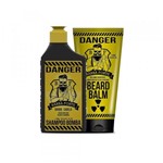 Ficha técnica e caractérísticas do produto Kit Shampoo e Beard Balm Barba Forte Bomba Danger Pequeno