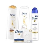 Ficha técnica e caractérísticas do produto Kit Shampoo e Cond Nutr + Desodorante + Sabonete Dove