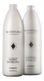 Ficha técnica e caractérísticas do produto Kit Shampoo e Condicionador Alfaparf Semi Di Lino Diamante