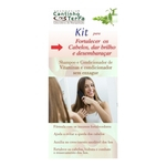 Ficha técnica e caractérísticas do produto Kit Shampoo e Condicionador de Vitaminas + Creme Sem Enxague
