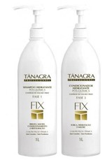 Ficha técnica e caractérísticas do produto Kit Shampoo E Condicionador Fix Pós Química 1l Tânagra