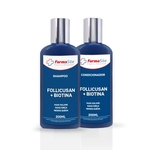 Ficha técnica e caractérísticas do produto Kit Shampoo E Condicionador - Follicusan + Biotina 200ml