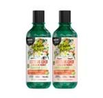 Kit Shampoo e Condicionador Maria Natureza Leite de Coco e Óleo de Monoi 350ml - Salon Line