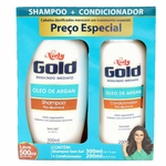 Ficha técnica e caractérísticas do produto Kit Shampoo e Condicionador Niely Gold Óleo de Argan
