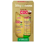 Kit shampoo e condicionador novex óleo de coco vegetal puro (300ml cada) - vitay