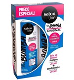 Ficha técnica e caractérísticas do produto Kit Shampoo e Condicionador Sos Bomba Salon Line 200ml