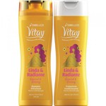 Ficha técnica e caractérísticas do produto Kit Shampoo e Condicionador Vitay Linda e Radiante - 300Ml