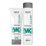 Ficha técnica e caractérísticas do produto Kit Shampoo e Máscara Equilibry Veick