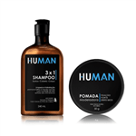 Kit Shampoo 3 em 1 + Pomada Modeladora Human Kit Shampoo 3 em 1 + Pomada Modeladora Human