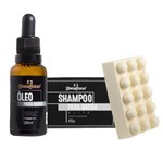 Kit Shampoo em Barra e Oleo Elite para Barba Beard Brasil