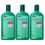 Ficha técnica e caractérísticas do produto Kit 3 Shampoo Farma Ervas Antiqueda - 320ml