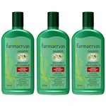 Ficha técnica e caractérísticas do produto Kit 3 Shampoo Farmaervas Jaborandi Vitamina B5 320ml