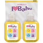 Ficha técnica e caractérísticas do produto Kit Shampoo Fiorucci I Love Baby 250ml + Sabonete Líquido 250ml + Necessaire Envelope
