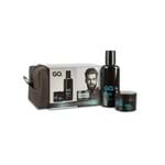 Ficha técnica e caractérísticas do produto Kit Shampoo Go Barba Fresh 140ml + Balsamo Go Fresh 25g + Necessaire