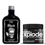 Kit Shampoo Gradual Black 230ml e Mascara Tonalizante Xplode