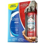 Ficha técnica e caractérísticas do produto Kit Shampoo Head Shoulders 3 em 1 200ml + Desodorante