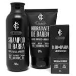 Ficha técnica e caractérísticas do produto Kit Shampoo + Hidratante (Balm) + Óleo para Barba| Cia. da Barba