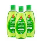 Ficha técnica e caractérísticas do produto Kit Shampoo Johnson´s Baby Cabelos Claros 200ml 3 Unidades