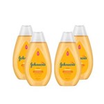 Ficha técnica e caractérísticas do produto Kit Shampoo Johnson`s Baby Regular 200ml com 4 Unidades