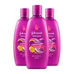 Ficha técnica e caractérísticas do produto Kit 3 Shampoo Johnsons Baby Força Vitaminada 200ml