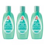 Ficha técnica e caractérísticas do produto Kit Shampoo Johnsons Baby Hidratação Intensa 200ml 3 Unidades