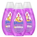 Ficha técnica e caractérísticas do produto Kit: Shampoo Johnson's ForÃ§a Vitaminada 200ml com 3 Unidades - Incolor - Dafiti
