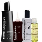 Ficha técnica e caractérísticas do produto Kit Shampoo Loção Tônico Escurecedor Capilar Feminino