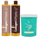 Ficha técnica e caractérísticas do produto Kit Shampoo Máscara Collageno o Plastia e Ztox Zero Zap Cosméticos