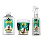 Ficha técnica e caractérísticas do produto Kit Shampoo Máscara e Spray Lola - Liso Leve And Solto