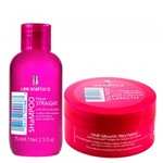 Ficha técnica e caractérísticas do produto Kit Shampoo + Máscara Hidratante Lee Stafford Poker Straight + Hair Growth Treatment