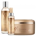 Kit Shampoo + Máscara + Leave-In Wella Professionals SP Luxe Oil Keratin