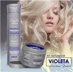 Ficha técnica e caractérísticas do produto Kit Shampoo + Máscara Matizadora Blond Platium - Belkit