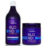 Ficha técnica e caractérísticas do produto Kit Shampoo Matizador + Máscara Matizadora EFAC Blond Hair - Efac For Professionals