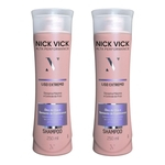 Ficha técnica e caractérísticas do produto Kit Shampoo Nick Vick Liso Extremo 2 Unidades