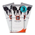 Kit Shampoo Nutritivo Labyderm Skin Soldier 220ml para Cães e Gatos Labyes C/ 3 Unidades