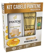 Ficha técnica e caractérísticas do produto Kit Shampoo Pantene Hidratação 400ml + Condicionador 3 Minutos Milagrosos + Ampola 15ml