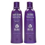 Ficha técnica e caractérísticas do produto Kit Shampoo Premium E Condicionador Violeta Desamarelador 200ml - Sillage