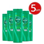 Ficha técnica e caractérísticas do produto Kit Shampoo Seda Cachos Definidos 325ml - 5 Unidades