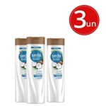 Ficha técnica e caractérísticas do produto Kit Shampoo Seda Recarga Natural Bomba Coco 325ml - 3 Unidades