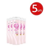 Kit Shampoo Seda Recarga Natural Hidratação Anti Nós 325ml - 5 Unidades