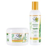Kit Shampoo Silicon Mix Nutritivo Bambú 236ml + Mascara Tratamento Capilar Nutritivo Bambú 225g
