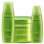 Midollo Di Bamboo Alfaparf - Shampoo + Tratamento + Creme Restaurador Kit